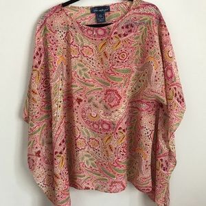 Paisley tunic top